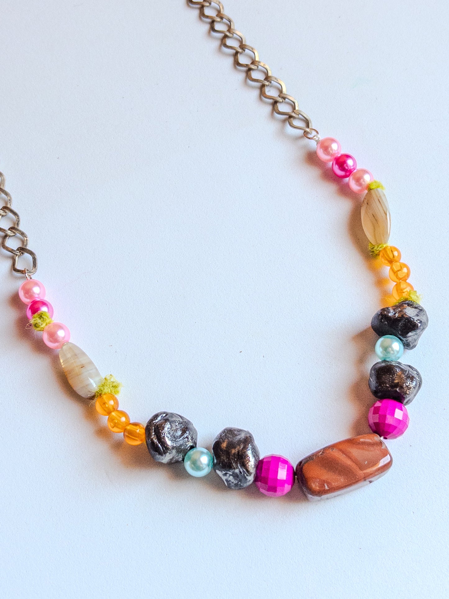 Collana multicolor artigianale Gueffus