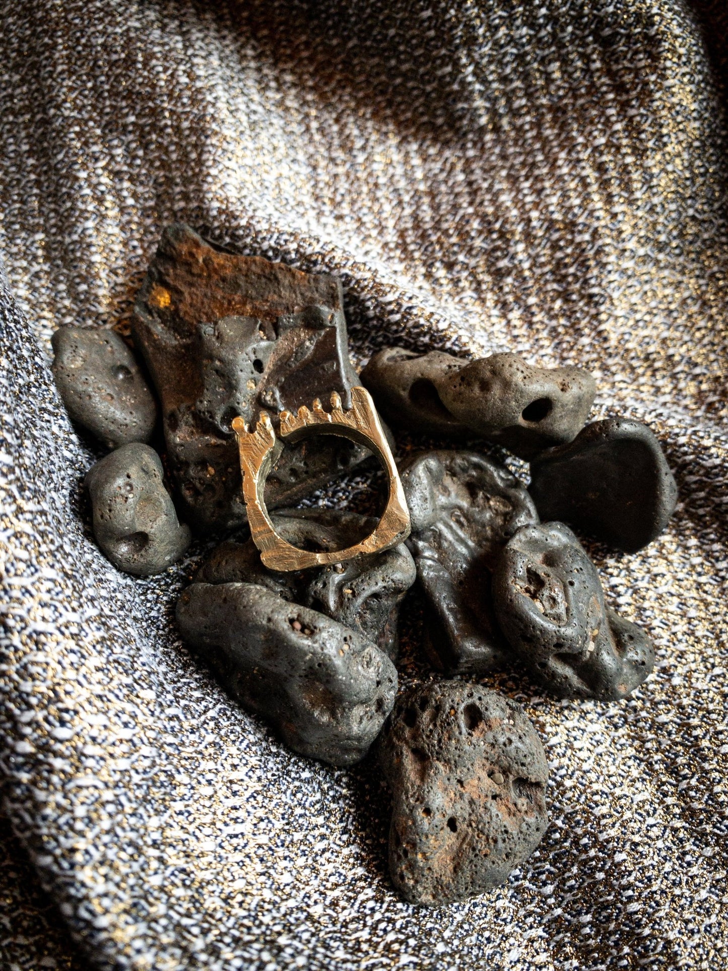 Groo-ves I*I -Anello conn scanalature - PhaniaC