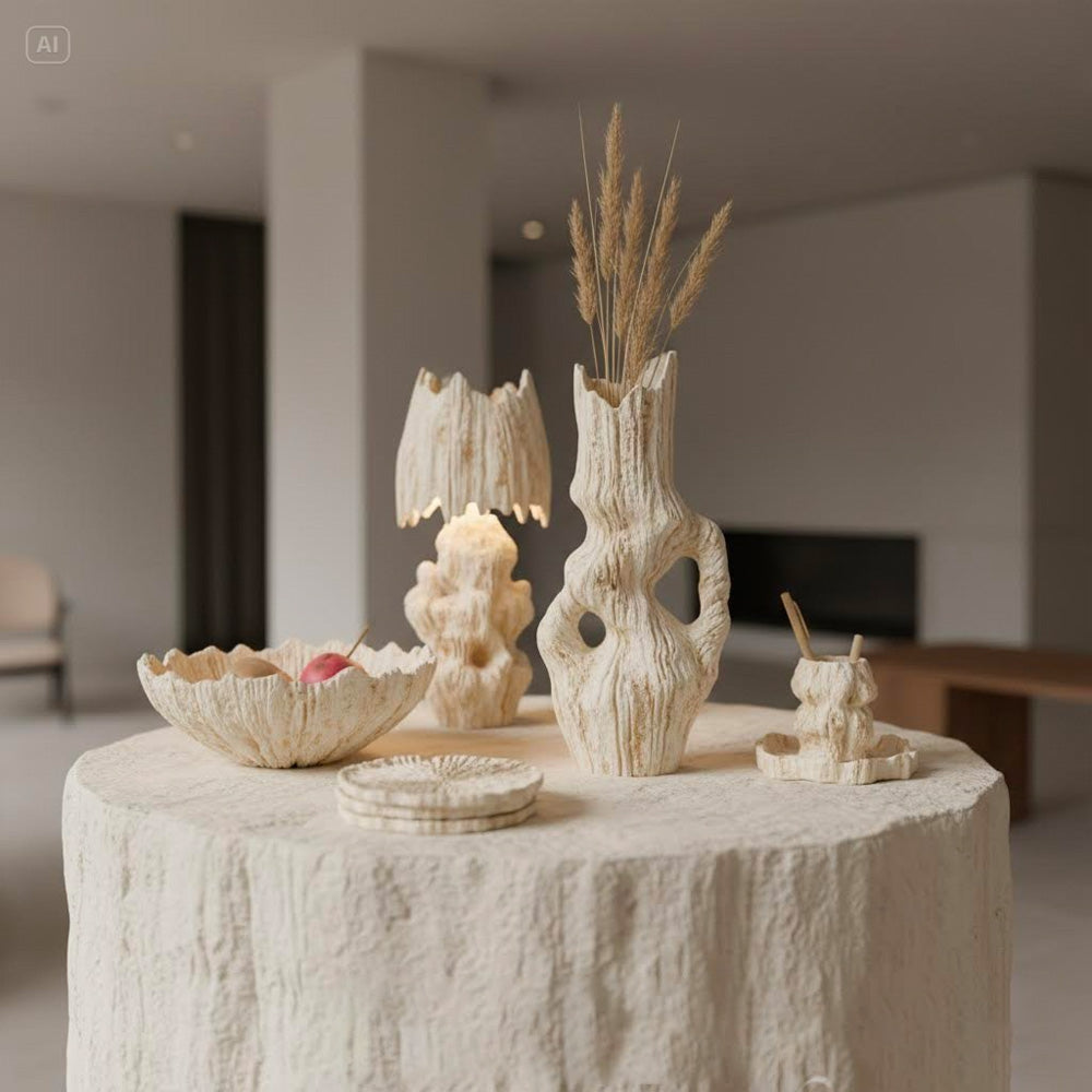 Neptune Series - Collezione scultorea sarda modellata dal maree in gres