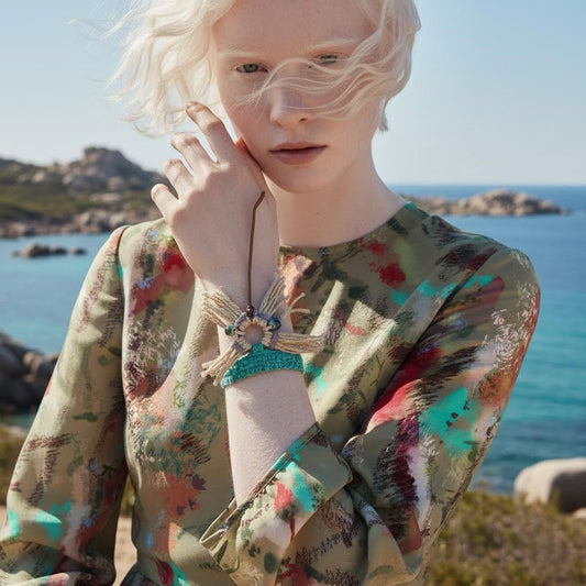 bracciale crochet e corda lagoon -phaniac