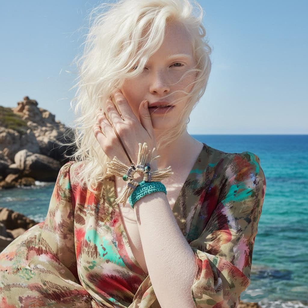 bracciale crochet e corda lagoon -phaniac
