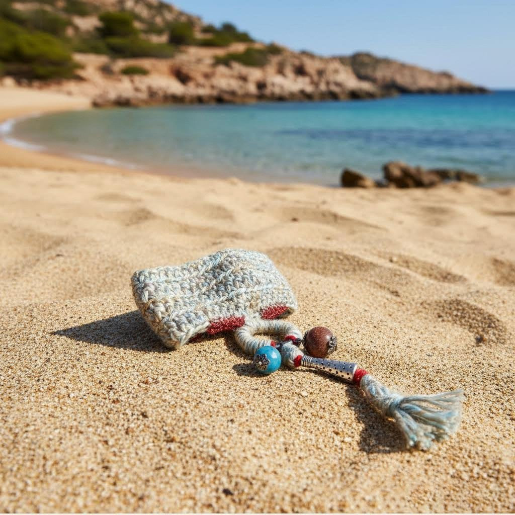 Wa.Reblu' Bangle -Bracciale crochet con frange