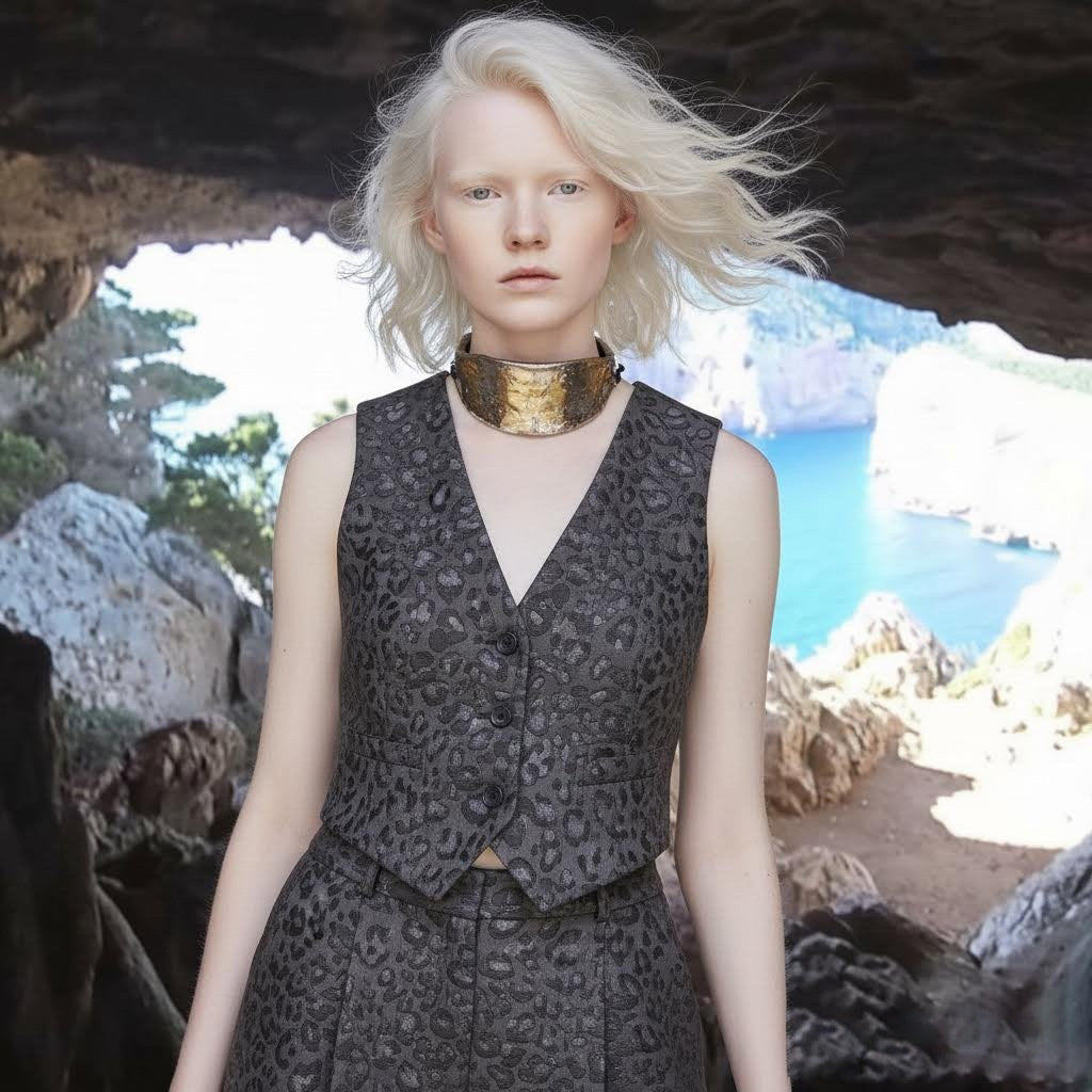 collier algas in ceramica argento-phaniac