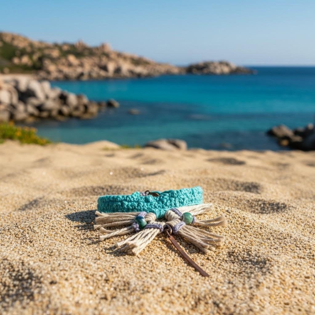 bracciale crochet e corda lagoon -phaniac