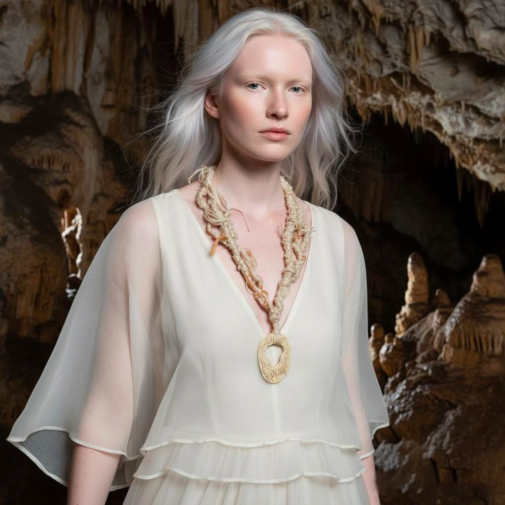 collana raw neptune in corda e gres-phaniac